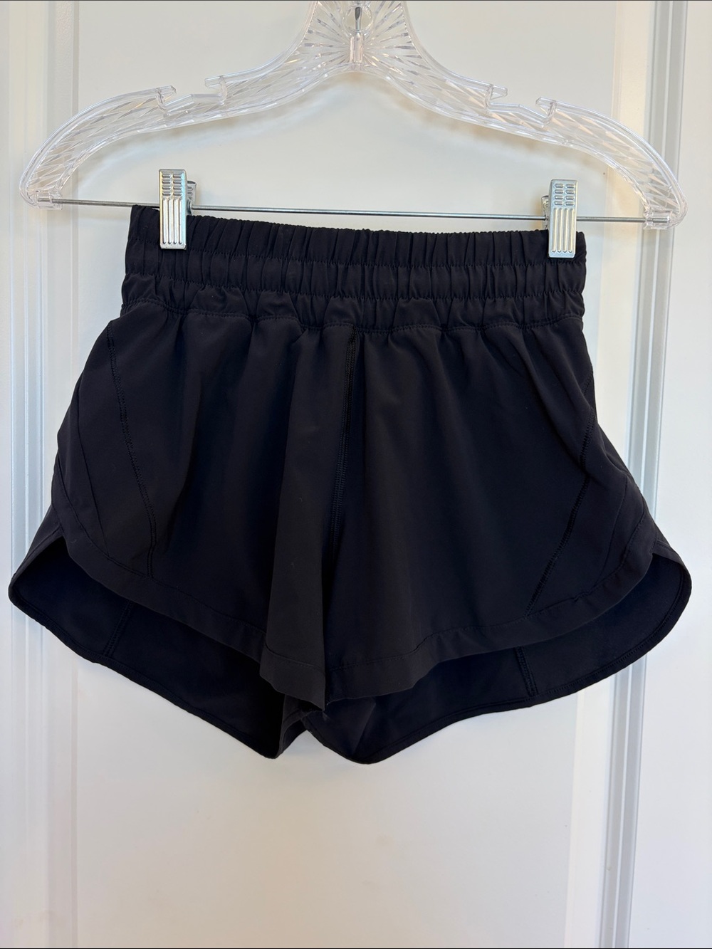 lululemon athletica Black Running Shorts with Elastic Waist